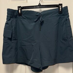 Apana Women's Dark Teal Cargo Shorts